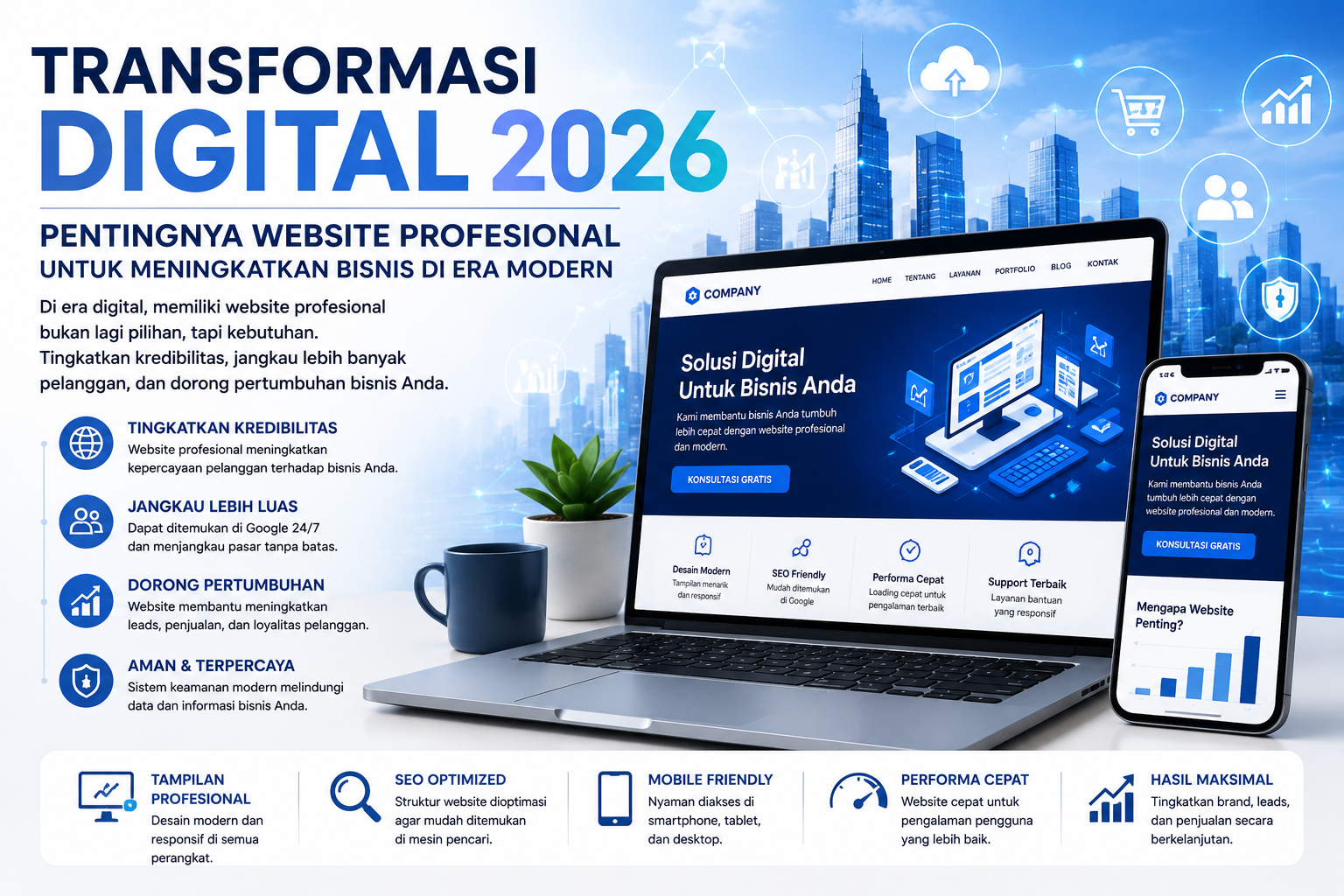 Pentingnya Website Profesional untuk Meningkatkan Bisnis di Era Modern