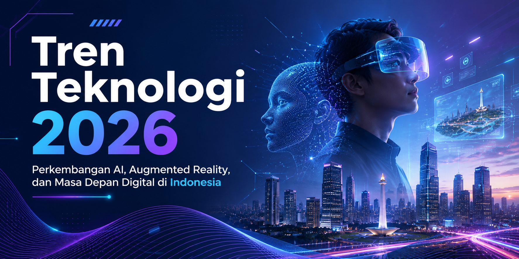 Tren Teknologi 2026 - Perkembangan AI, Augmented Reality, dan Masa Depan Digital di Indonesia